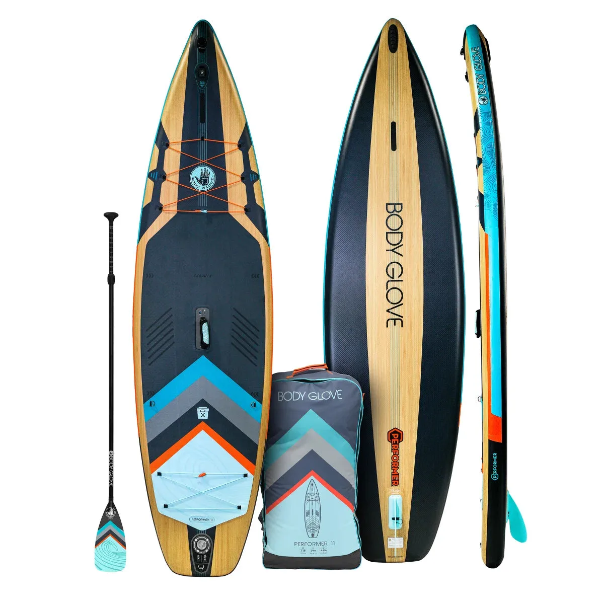 Body Glove Performer 11 Inflatable Paddle Board Package 2