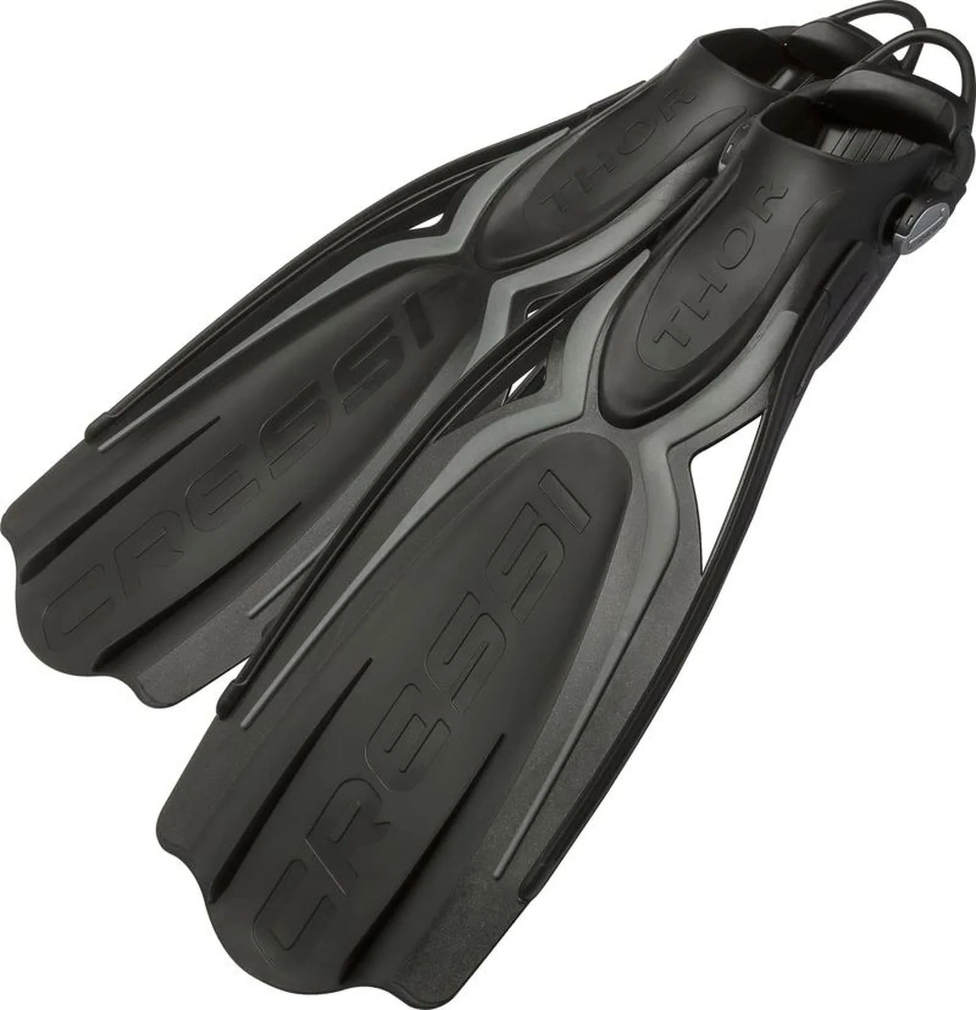 Cressi Thor EBS Adjustable Open Heel Fins 2